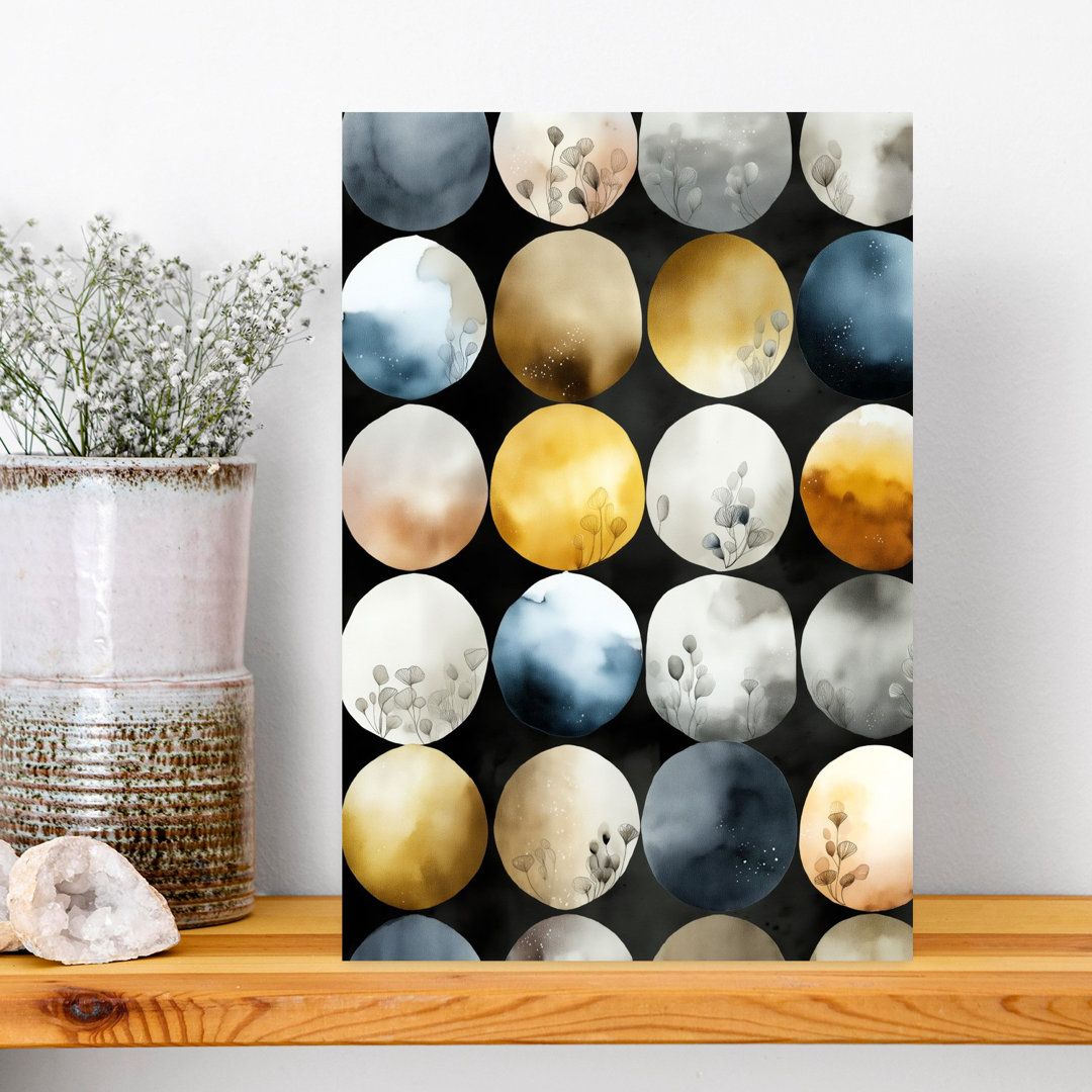 Soft Watercolor Botanicals Abstract Delicate Elegant Landscape Nature Wall Art Print