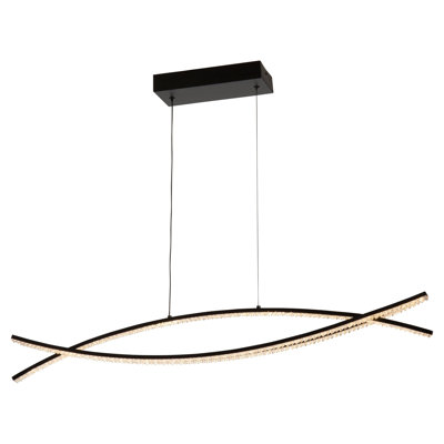 Najayah Dimmable LED Modern Linear Chandelier