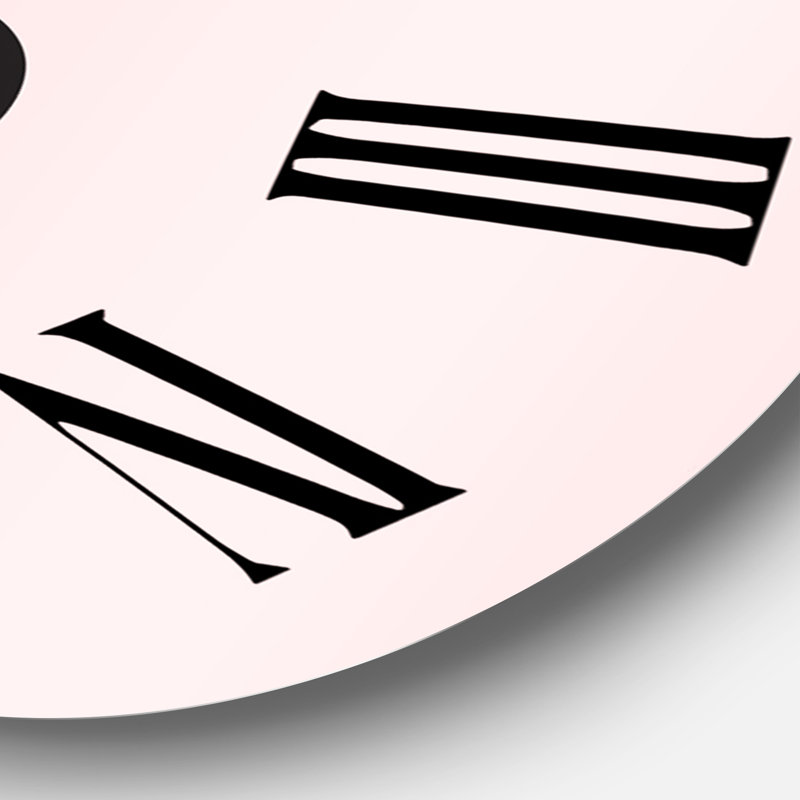 Silhouette géométrique ethnique de l'Afro American II - horloge murale moderne, Grand