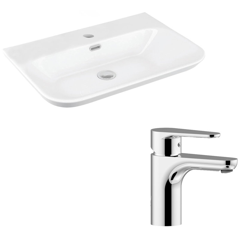 Edge 26.3'' L Bathroom Sink
