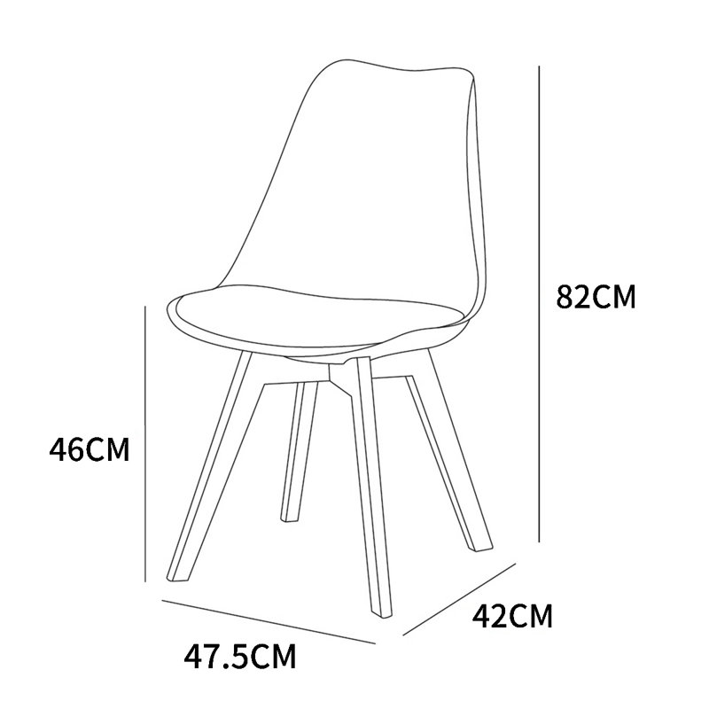 Nero 4 - Person Dining Set, White, White