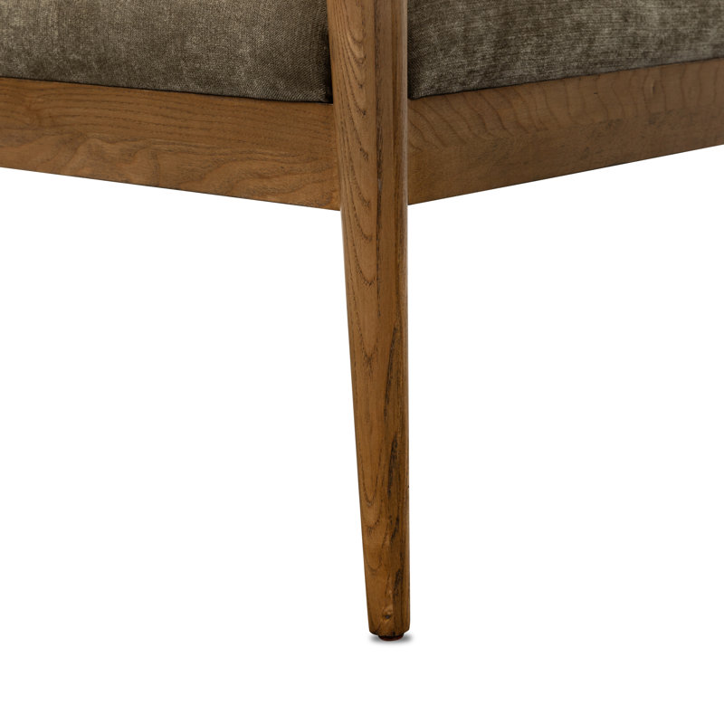 Demi Chair, Malmo Olive Polyester Blend