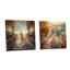 «Dreamy Wedding Day I - Woman», ensemble de 2 verres muraux en acrylique-103920111