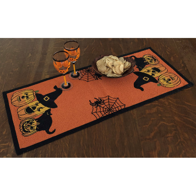 Sippel Beaded Halloween Table Runner