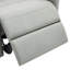 Fauteuils inclinables modernes gris, rembourrés en polyuréthane, multifonctionnels pour le cinéma maison