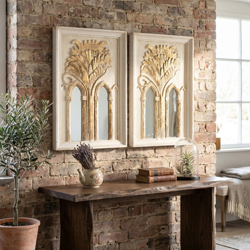 Ensemble de 2 miroirs d'appoint