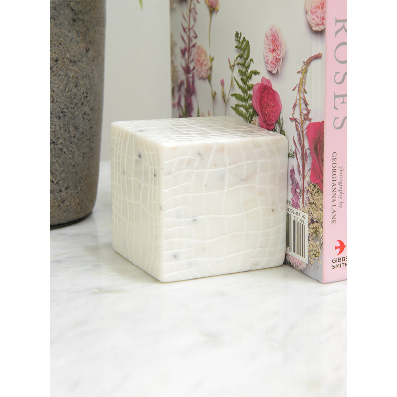 Marble, 4" H x 4" W x 4"D 