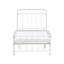 Extendable Kids Bed Metal ANAIS 90 x 200 cm (EU Single) Black-1590535589