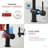 Single Handle Pull-Down Bathroom Faucet with Dual-Function Sprayer, Matte Black Stainless Steel, Single Hole Vanity Sink Faucet-123994899