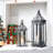 27" High Hexagonal Tower Style Outdoor Lanterns