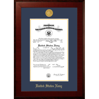Navy Certificate Honours Picture Frame