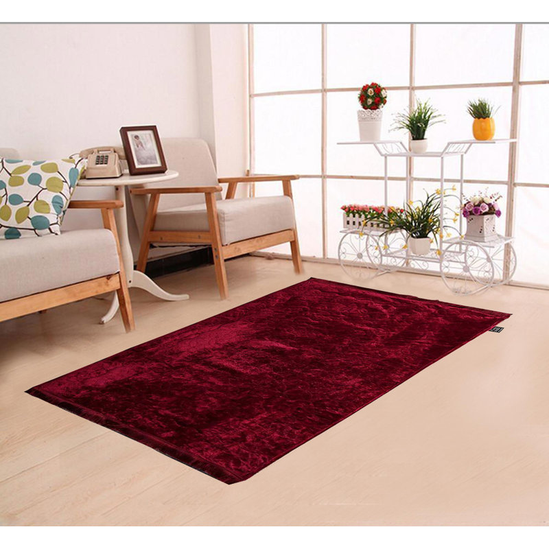 Kerttu Solid Colour Area Rug, Rectangle 80 x 120cm