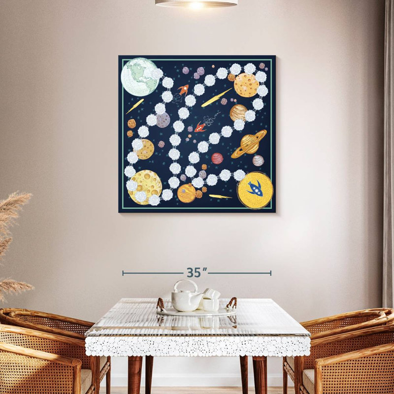 Senne Outer Space Game Board, 36" H x 36" W