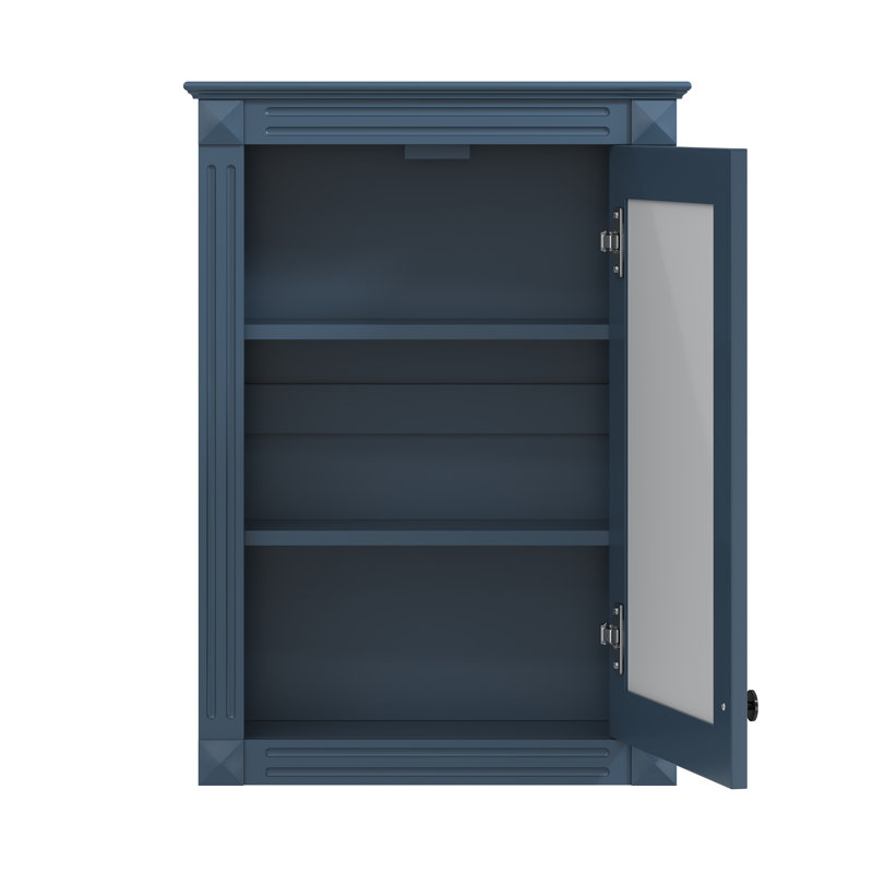 Armoire à pharmacie avec cadre miroir, porte de salle de bain Traditional