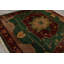 Tapis vert en laine noué à la main 8 pi x 9 pi 10 po