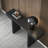 Modern simple black console table