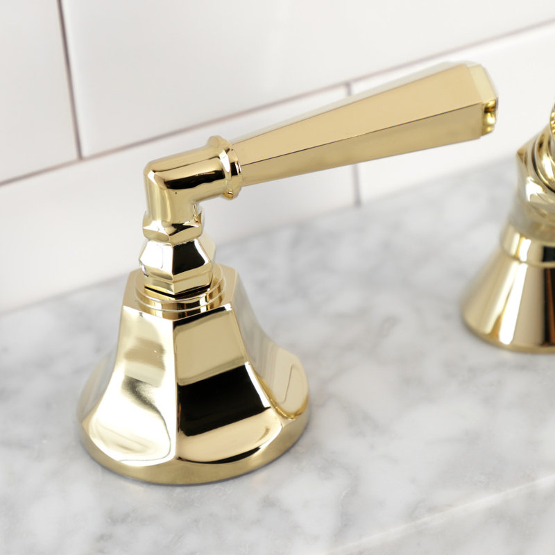 Kingston Brass Deck Mount Hand Shower with Diverter for Roman Tub Faucet, Polished Brass