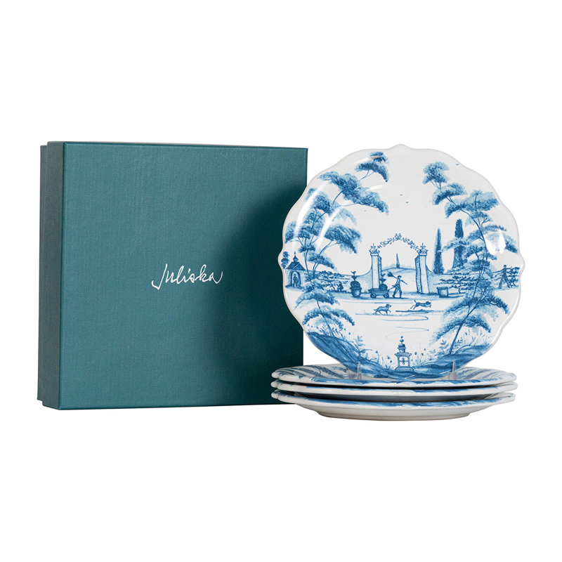 Country Estate Party Plate Assorted 4 - Piece Set