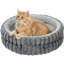 Round Cat Beds For Indoor Cats - Dog Beds For Small Dogs, Washable Pet Bed For Puppy And Kitten With Slip-resistant Bottom, 14 Inches, Grey-81987445
