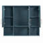Armoire murale avec tablettes réglables, portes à fermeture en douceur pour la salle de bain-1856397097