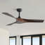 Ventilateur de plafond moderne à 3 pales 52 po avec télécommande Kemp-1923580134