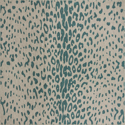 Teal Samburu Indoor/Outdoor Safari Rug