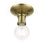 Plafonnier semi-encastré 1 lumière 5 po Grogan-158407232