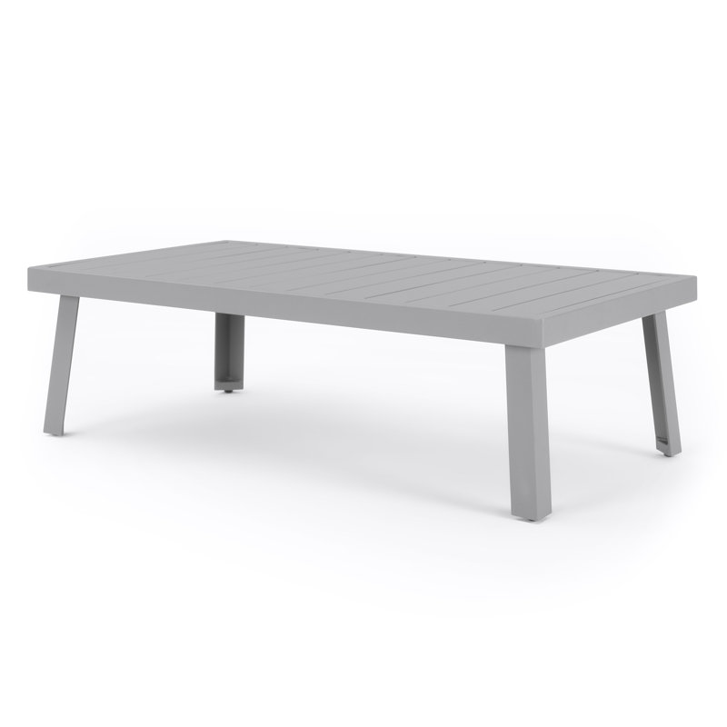 Table basse en aluminium 27 x 47 po Portofino