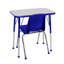 Ensemble de bureau et de chaise à hauteur réglable en stratifié T-Mould-51402725-51402726-51402727