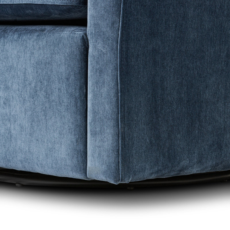 Jett Swivel Chair-Monument Grey, Sapphire