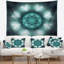 Tapisserie florale en forme de mandala-28508002