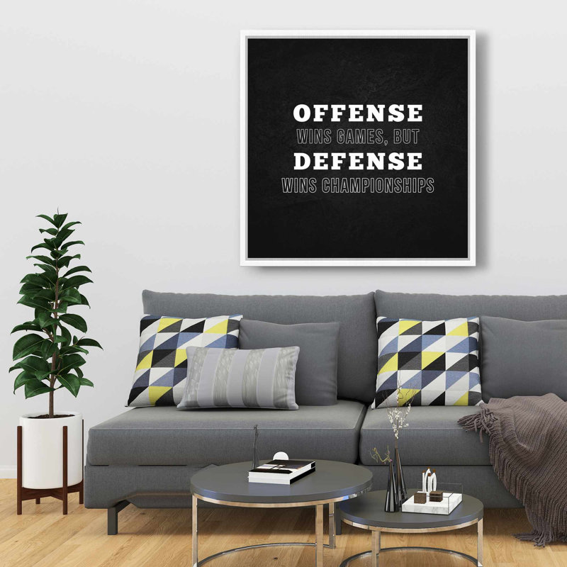 Offense Wins Games - Man Cave