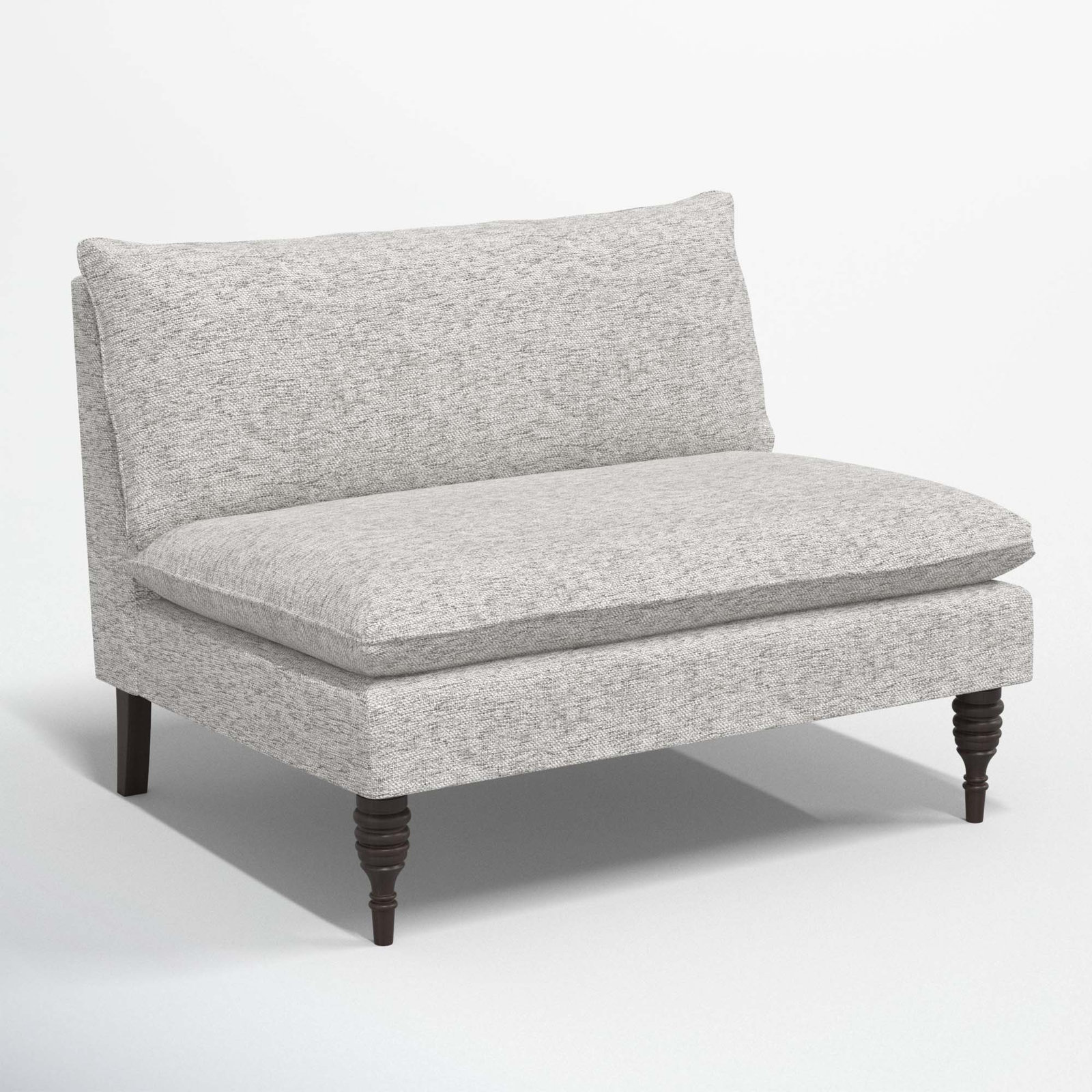 Varick 47'' Upholstered Settee, Milsap Spray Sustain® Tweed