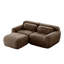 Canapé en forme de L sans os, tissu moelleux moelleux et moelleux, avec éponge haute densité 32D, aucun assemblage requis, conception ergonomique inférieure antidérapante, avec coussins décoratifs-825572704-825572717-825572718