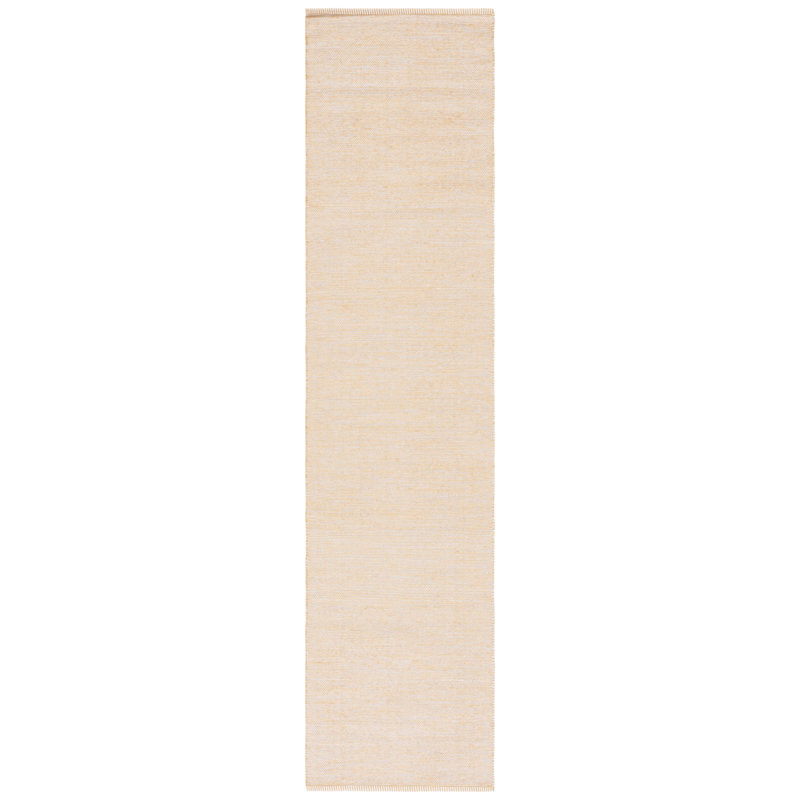 Montauk Flat Weave Cotton Solid Color Rug, Runner 2'3" x 9'