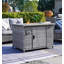 Foyer de table en aluminium au propane