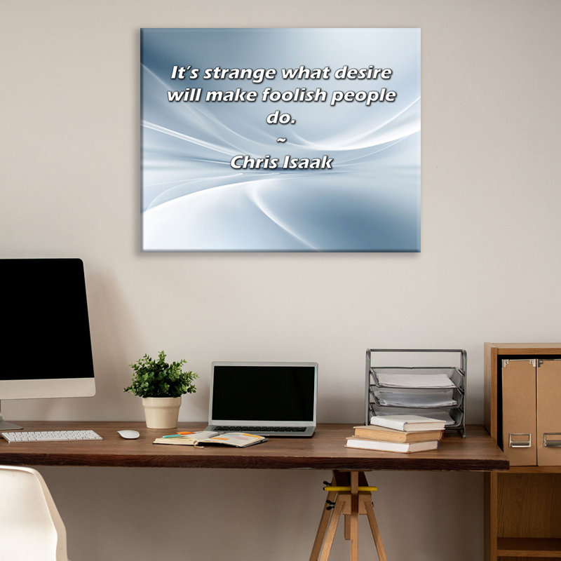 Trinx Gallery Wrapped Canvas By Charles G. Dawes: "Mediocrity requires aloofness to preserve, 17" H x 24" W