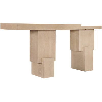 Benedetti Veneer And Solid Wood Console Table