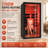 Duthss 1 Person Infrared Sauna for Home, 1700W Fast Heating Full Spectrum Sauna with Red Light Therapy, 7 Heaters (5 Carbon Panels & 2 Red Light Tubes), WiFi App Control, Indoor Spruce Wood Dry Spa, 35.4" x 35.4"x 70.86"-127282093
