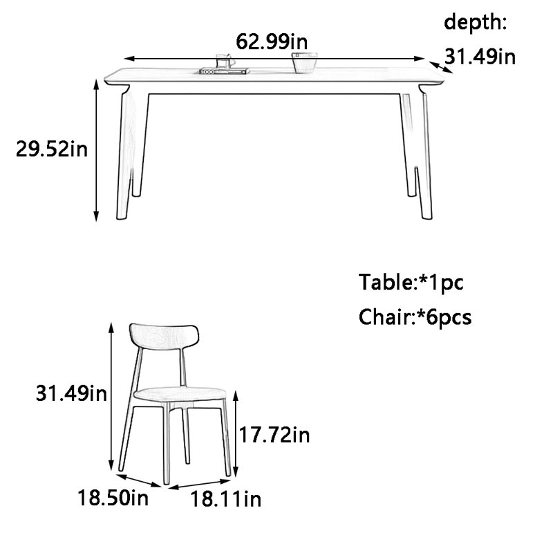 Carrion, 29.52"H x 62.99"L x 31.49"W