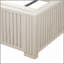 Structure de lit plateforme en bois massif avec tête de lit, aucun sommier nécessaire, lit sur pied, assemblage facile, très grand lit, beige-129230724-129230720