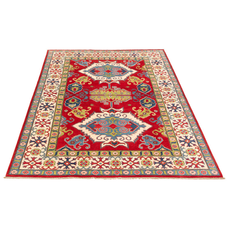 Tapis unique en laine noué à la main 6 pi 6 po x 9 pi 6 po nouvel âge Monioluwa