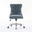 Chaise de bureau moderne rembourrée capitonnée avec base en métal et chaise de bureau réglable-258777110-258777099
