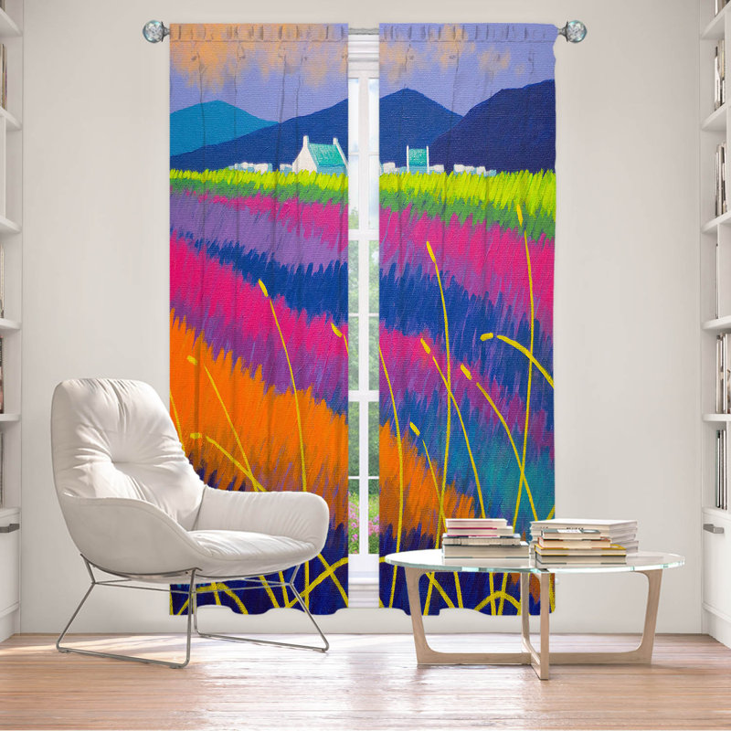 Delaughter Room Darkening Curtain Pair, 20" W x 52" L