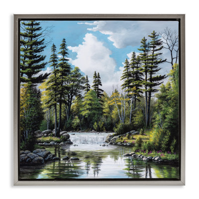 Cadre flottant avant le paysage, par Bill Saunders