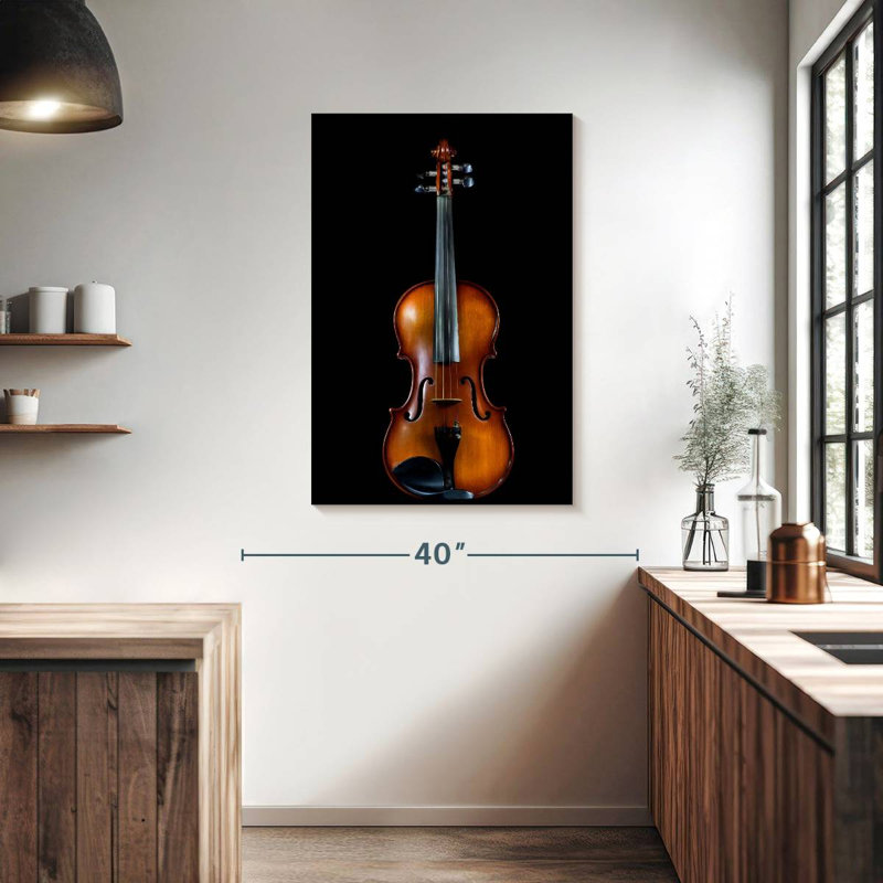 Abarca Violin Portrait, 39" H x 26" W
