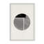 Abstract Minimalist Round by  - Picture Frame Painting on Paper-131292178-131292180-131292190