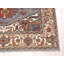 Tapis bleu en laine noué à la main Drewry Ruby-26007131