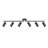 46'' 6 -Light Fixed Track Track Kit with Dimmable and Adjustable Head