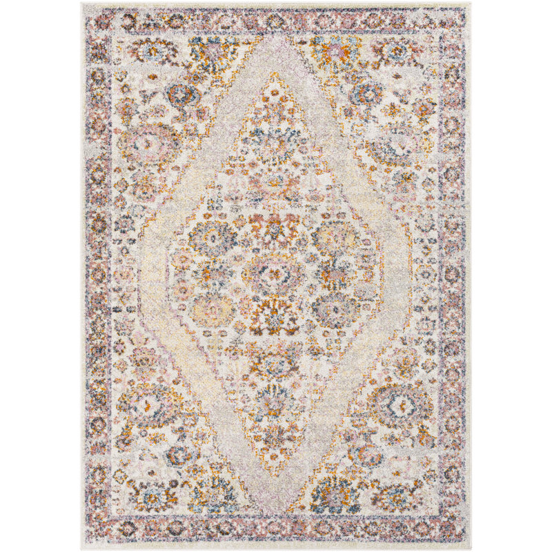 Tapis oriental tissé à la machine Jamieson, Rectangle 2 pi x 3 pi